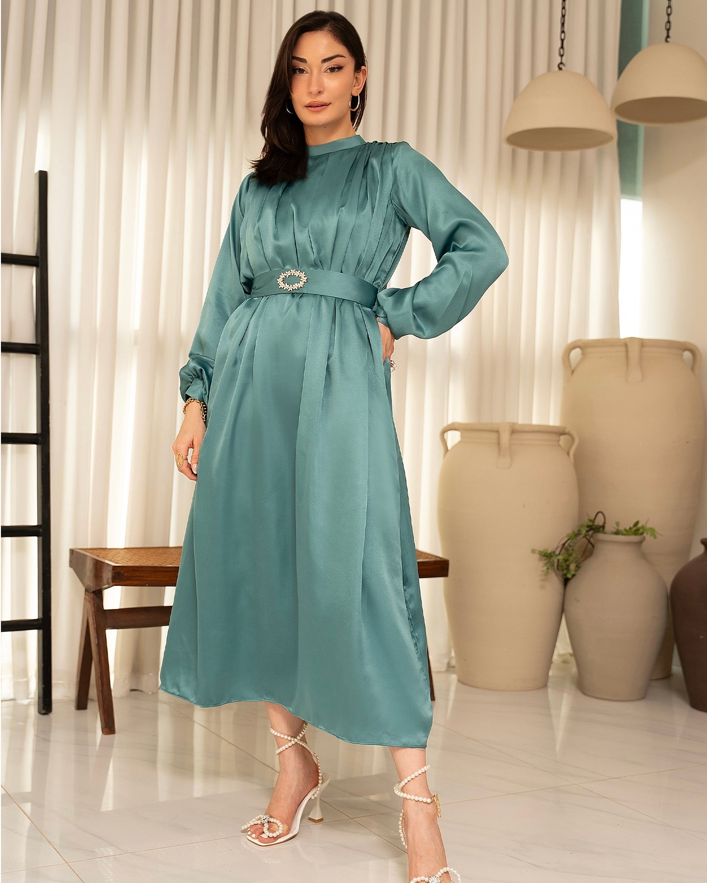 Moonlight Brooch Dress