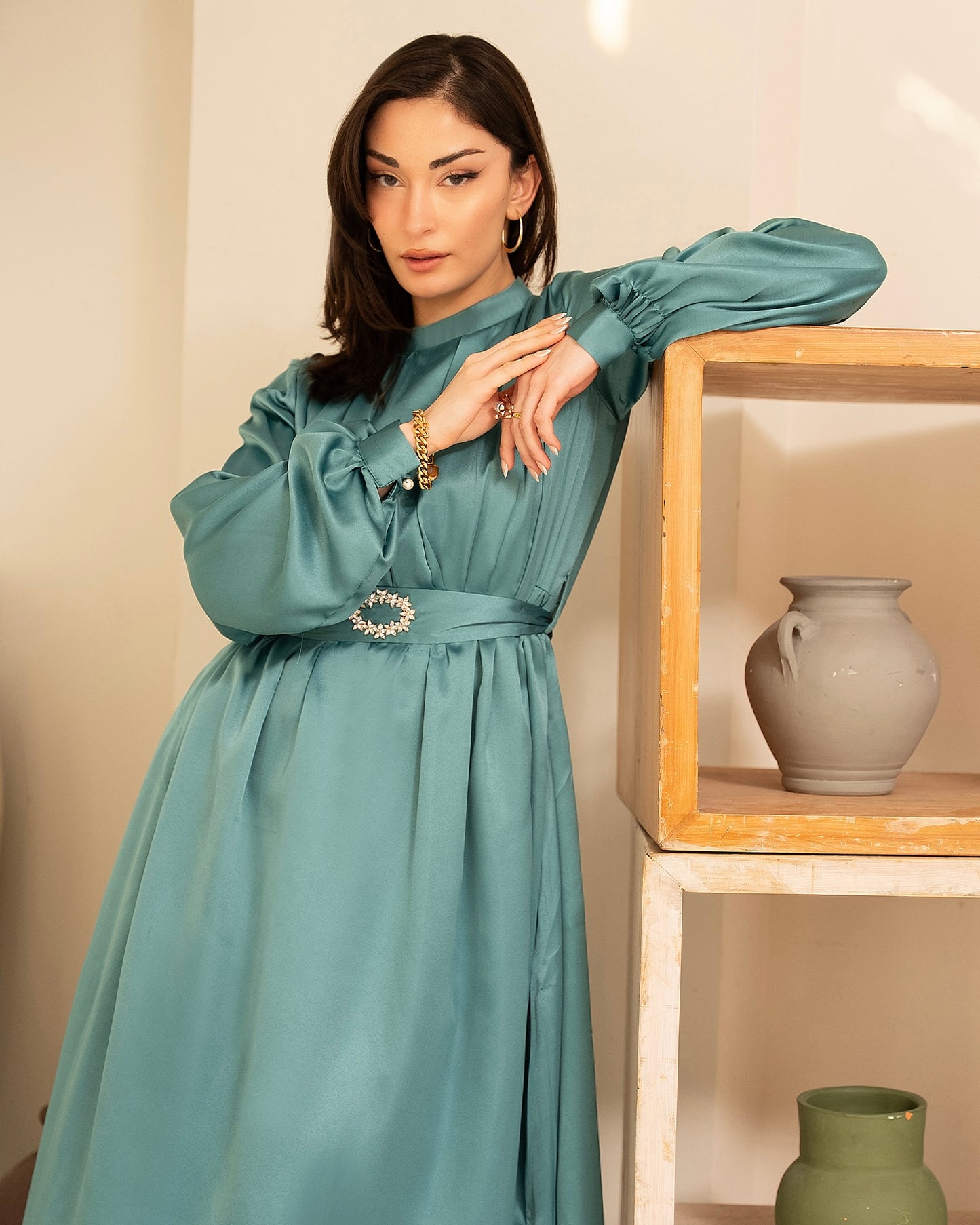 Moonlight Brooch Dress