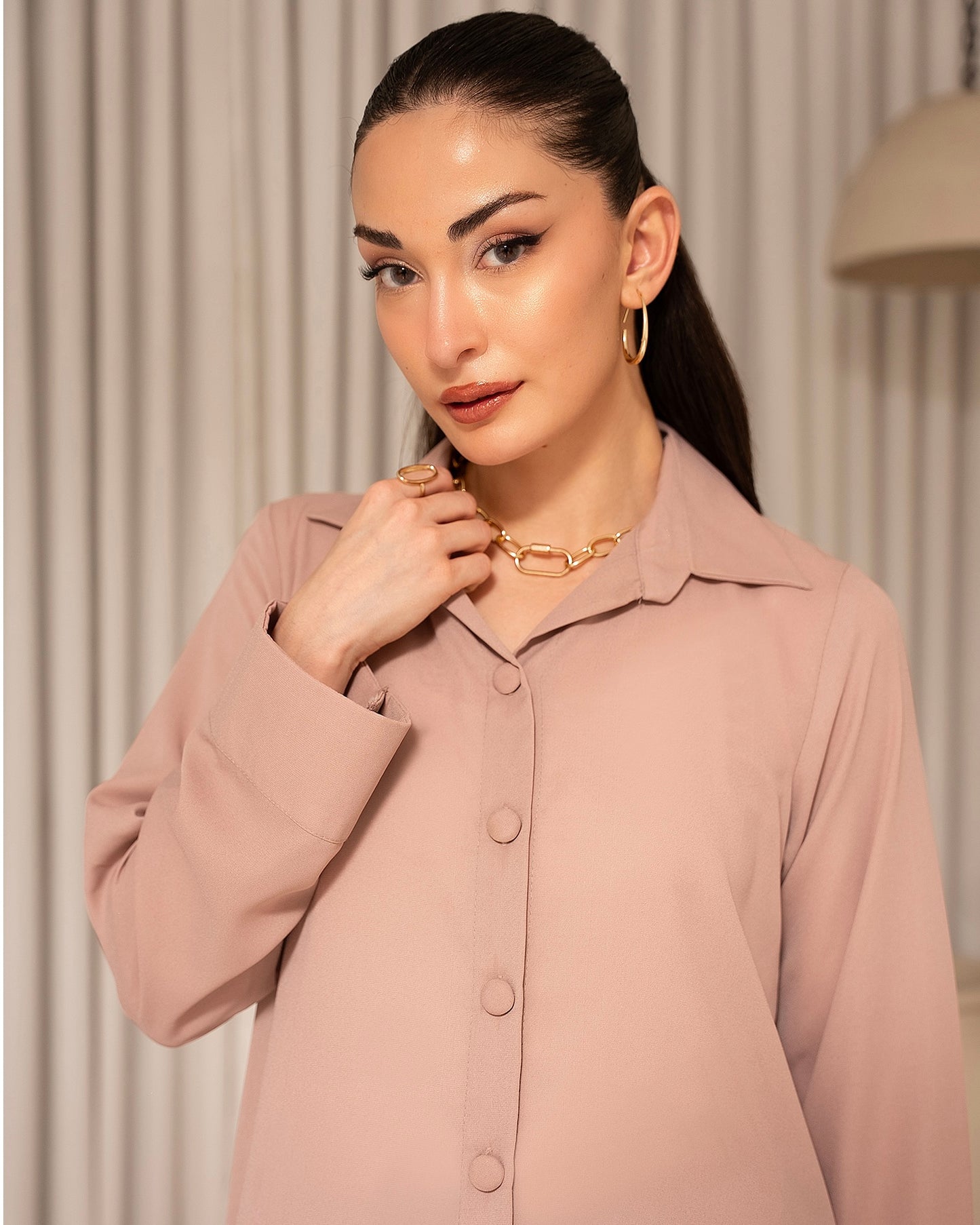 Pink Minimal Co-Ord Set